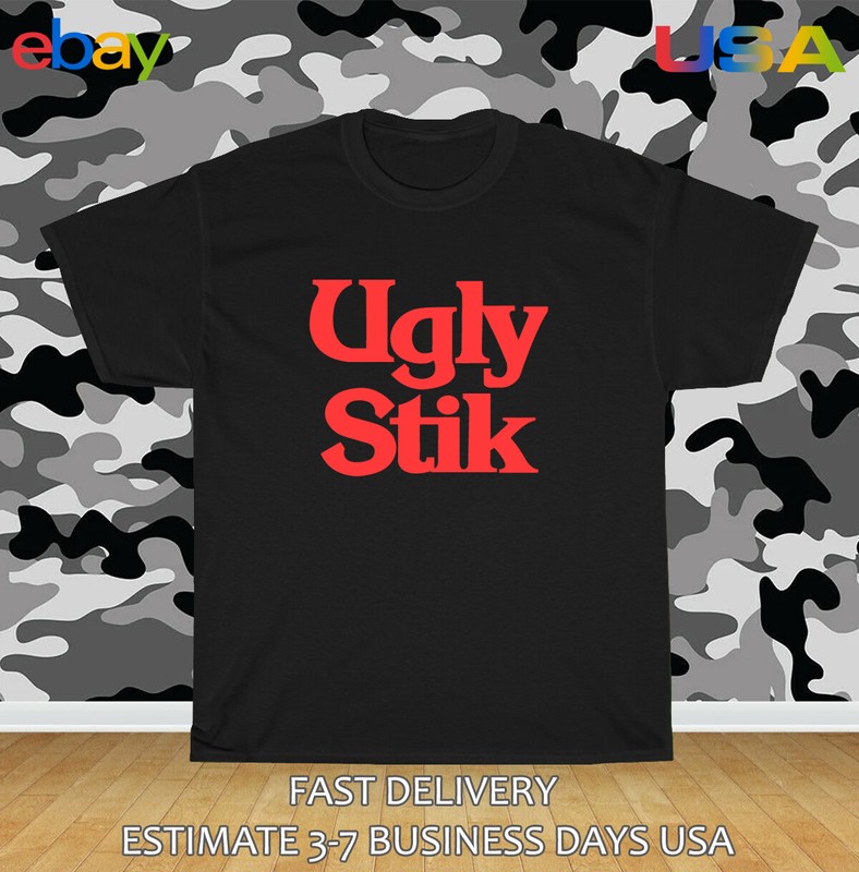 Bigwater Spinning Rod – Ugly Stik Logo Men’s T-Shirt American Size T-Shirt