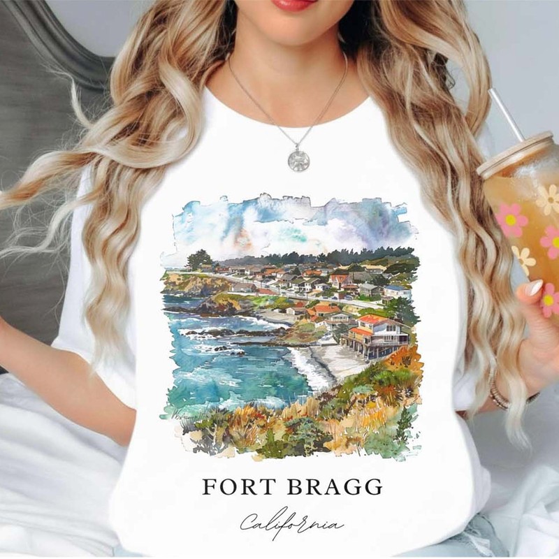 Fort Bragg Unisex Shirt Travel Gift California Trip Lover Souvenir Tee