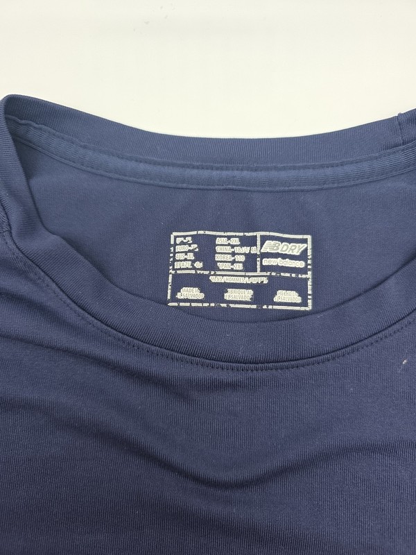 New Balance T-shirt Men XL Blue Logo …#46008 gallery