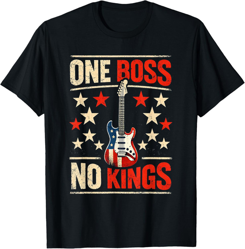 One Boss No Kings Monarchy Political Freedom March 28 2026 T Shirt
