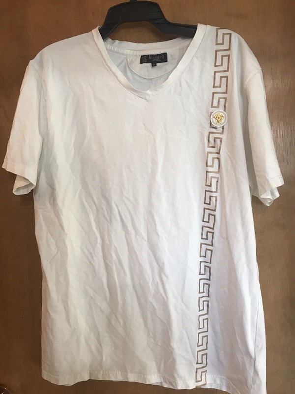Moderno Mens Short Sleeve T Shirt Size Says 3XL But More Like A M/L