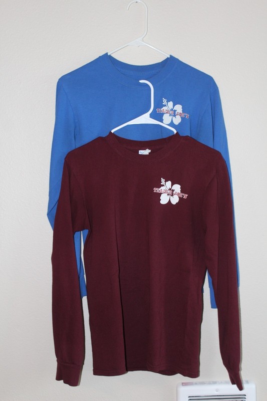 Trader Joe’s Crew Member Long Sleeve T-Shirts Lot of 2 Size Small 100% Cotton