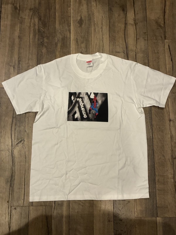 Supreme Spider-Man Graphic Tee White Men’s T-Shirt Medium