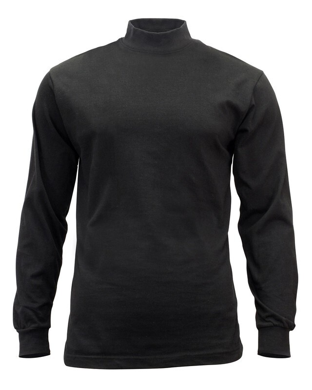 Rothco Mock Turtleneck – Black