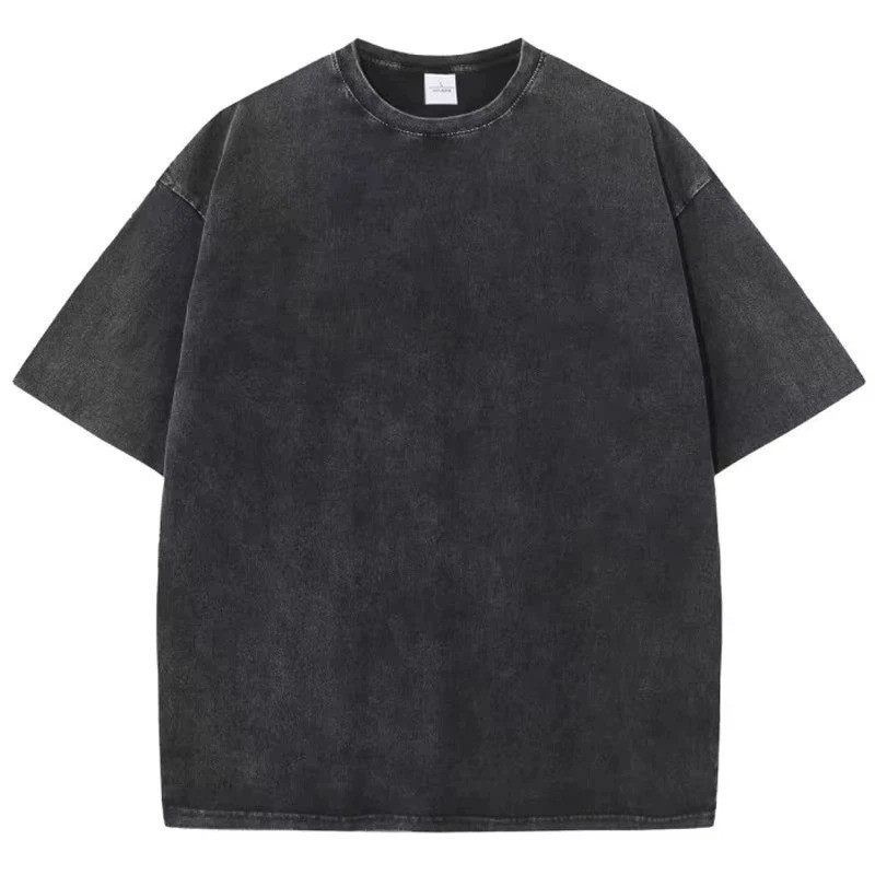 Oversized 100% Cotton Acid Wash T-shirt Heavyweight Hip Hop Style Tee gallery