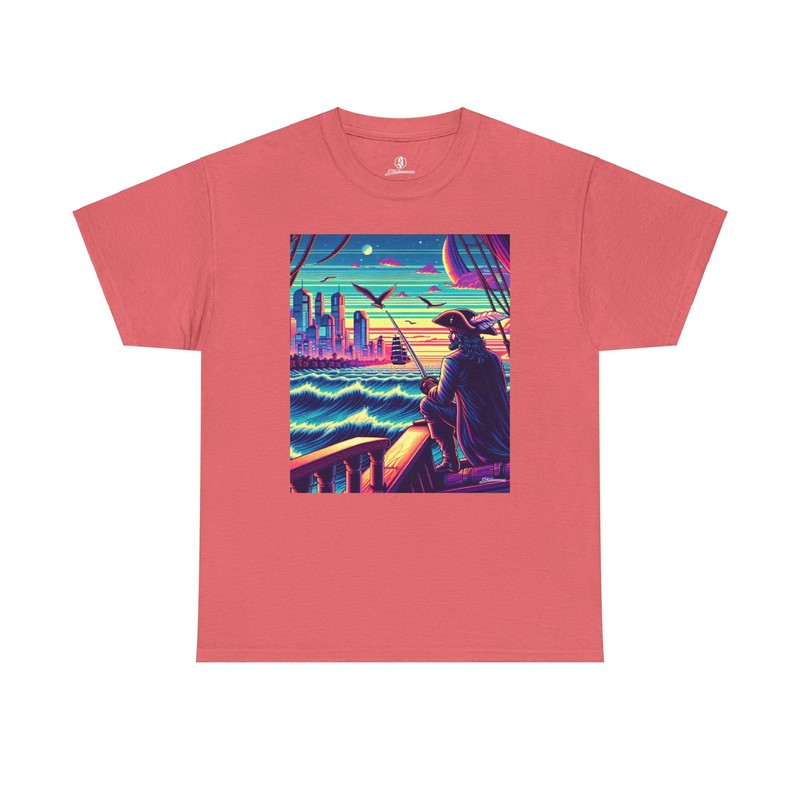 Fantasy Series – T-Shirt – 003 Garrick approach the city of Futuria