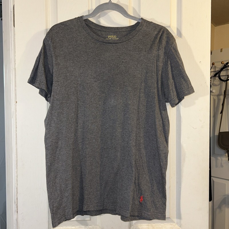 Polo Ralph Lauren Men’s Gray T Shirt W/ Red Horse RN15763