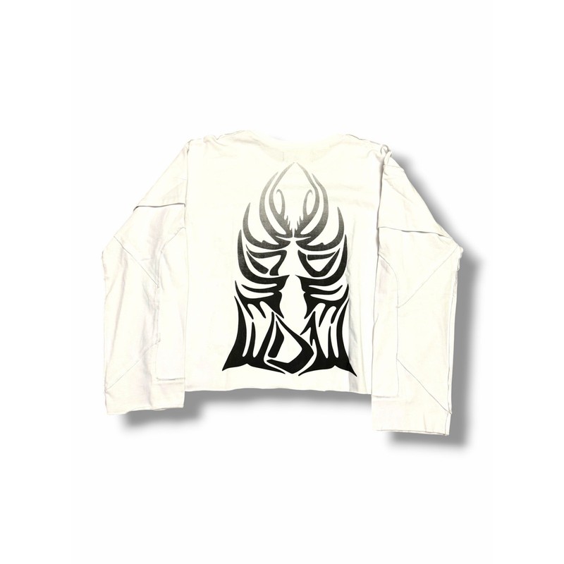 Who Decides War Winged Gradient Long-Sleeve T-Shirt | Size MEDIUM gallery