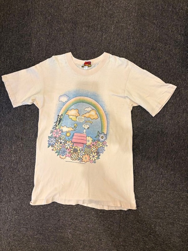 [Rare] 70s Snoopy Saturdays in California Rainbow Flower