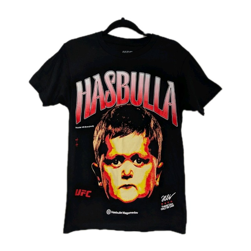 UFC Hasbulla Graphic Tee Black T-Shirt Men’s Size Small – MMA Official UFC