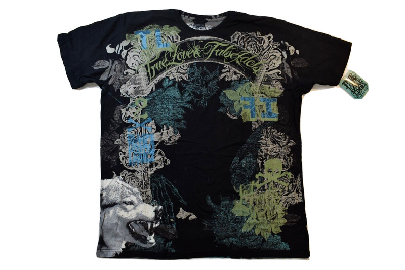 True Love False Idols Mens TLFI I’d Rather Be Tried By 12 Shirt NWT XL 2XL, 3XL