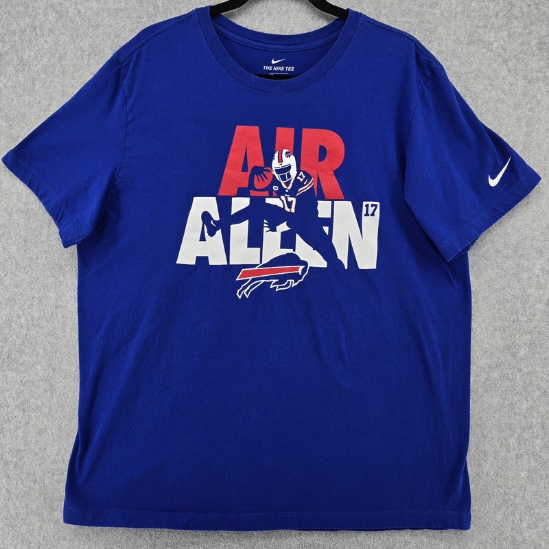 Nike Buffalo Bills Josh Allen “Air Allen” T-Shirt Men’s XL Blue NFL Football