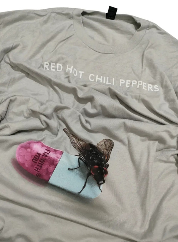 RED HOT CHILI PEPPERS I’M WITH YOU 2012-2014 TOUR ice grey color shirt VK08889
