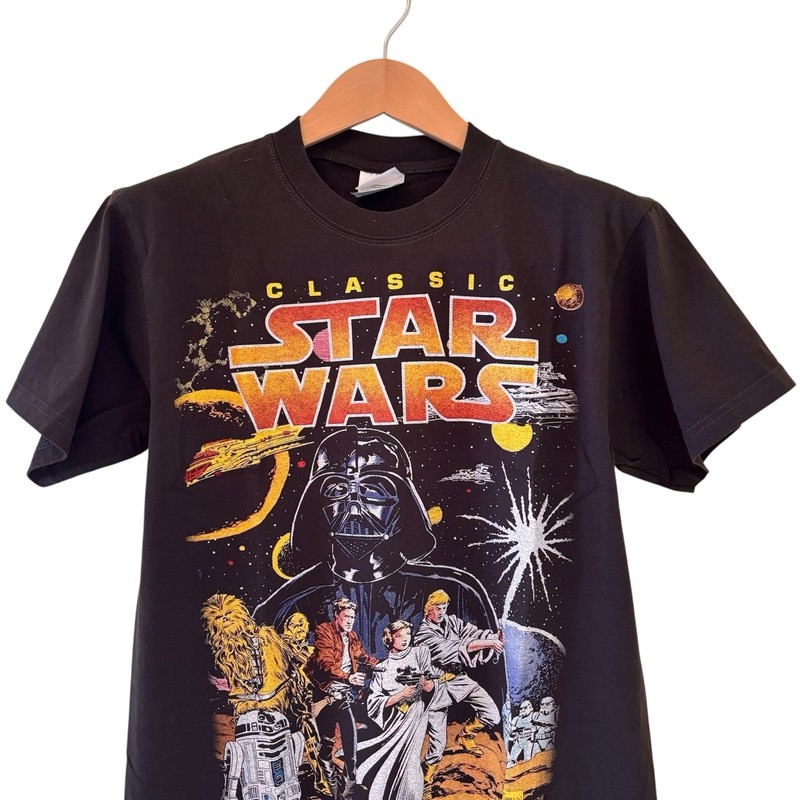 Vintage Star Wars Classic Rebels Darth Vader Modern T-Shirt REPRINT Size L gallery