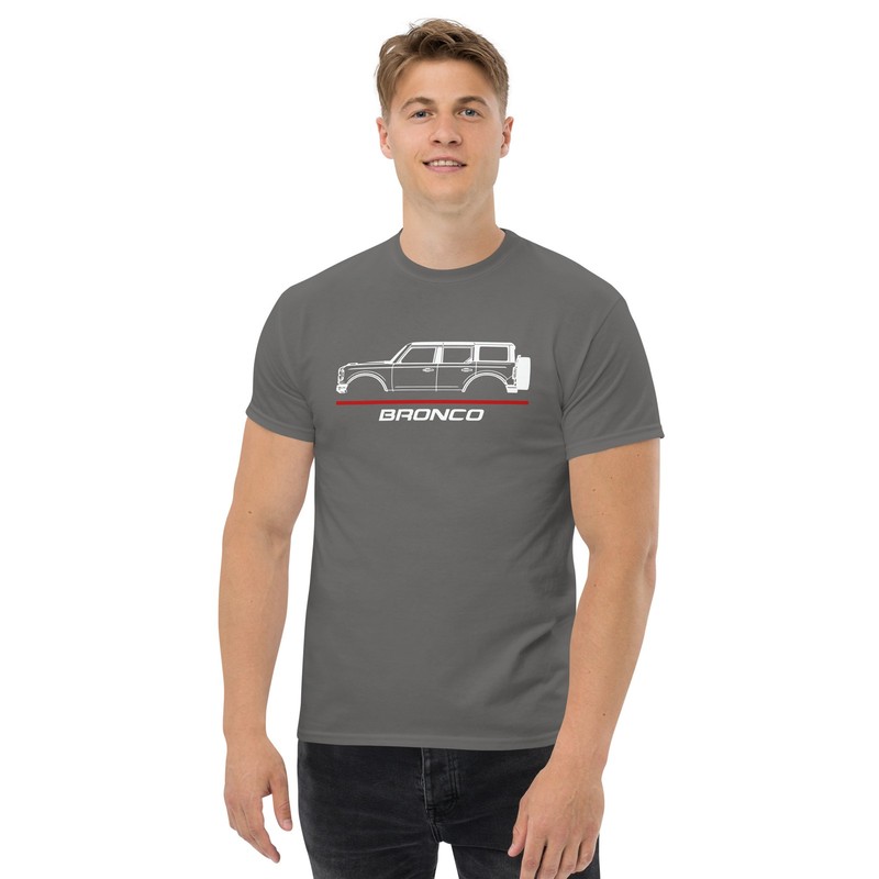 Bronco 2022 EcoBoost 4x4 Offroad Trail Machine Graphic Tee T-Shirt Gift T-shirt gallery