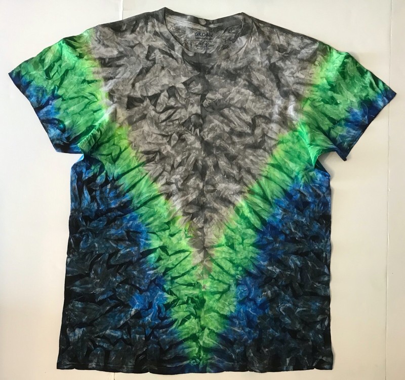 *New* 2XL - Sm Handmade Tie Dye, Spear Granite, Crew or V-Neck, 30 Yrs Exp! gallery