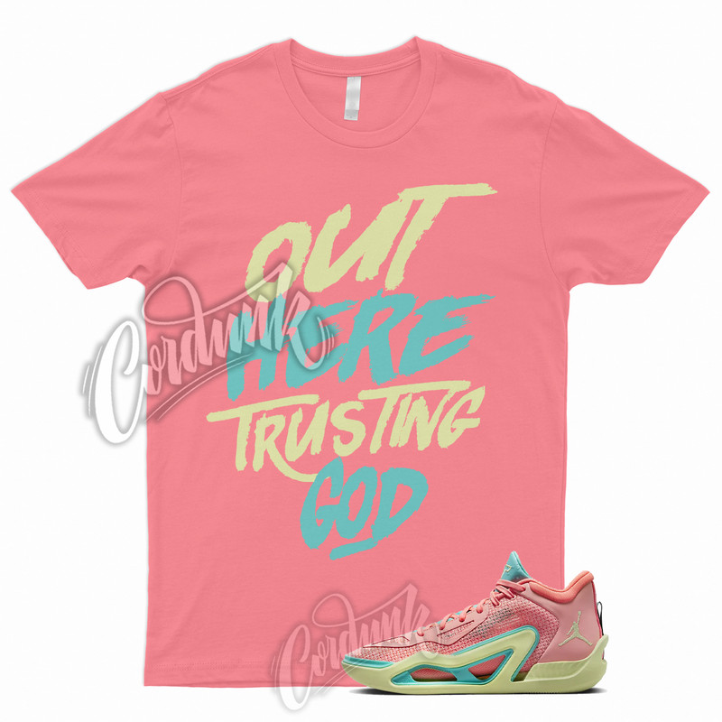 TG T Shirt for Tatum 1 Pink Lemonade Tint Lava Glow Aurora Green Barely Volt