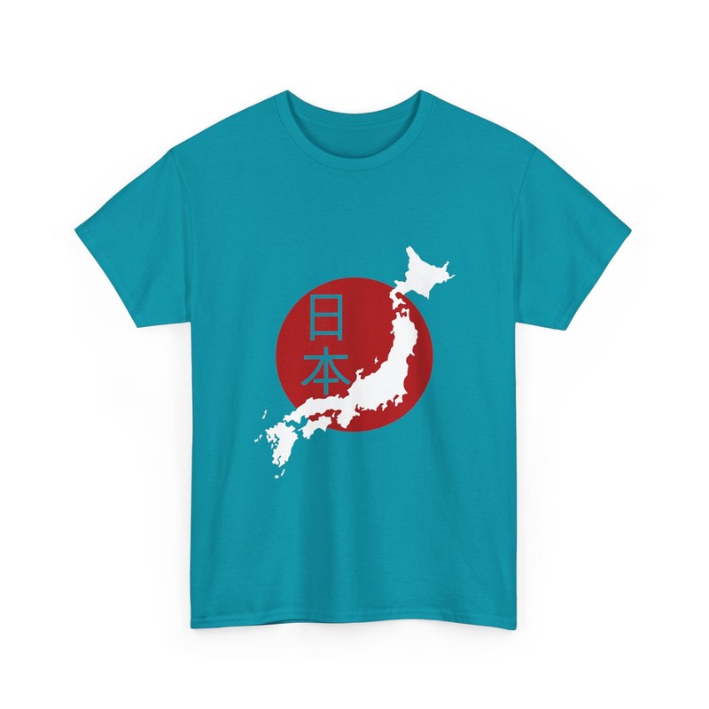 Japan Map T-Shirt, Japan and Japanese Culture Lover Tee Shirt