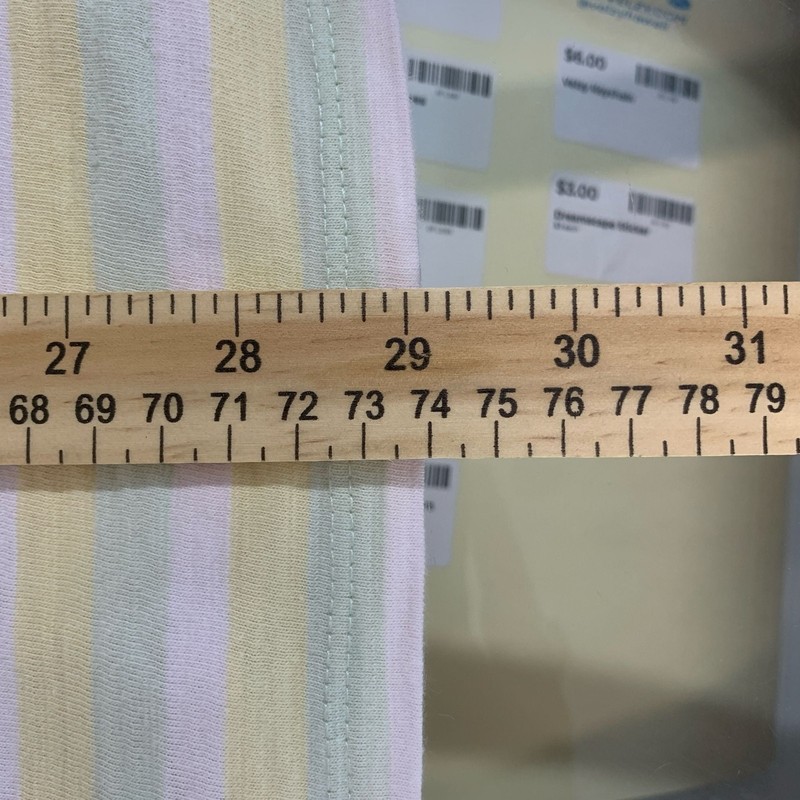 A$AP Rocky x GUESS Originals Pastel Striped Gue$$ Jeans U.S.A. Tee Size L OF gallery