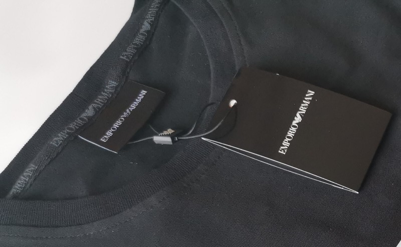 Emporio Armani Black Mens T shirt Glossy print size M*L*XL*XXL*3XL gallery