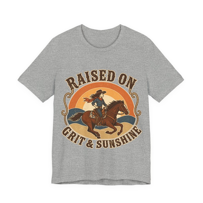 Raised on Grit & Sunshine T-Shirt | Western cowgirl ranch vintage