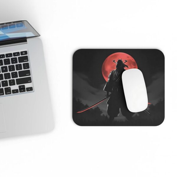 Blade of the Blood Moon – Samurai Warrior Mousepad - Image 3
