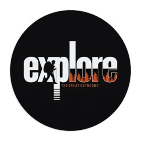 Explore Round Mouse Pad