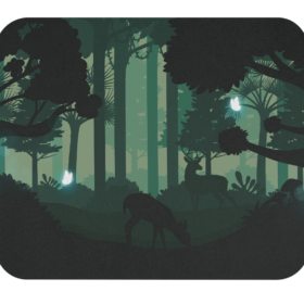 Silent Forest Nights mousepad