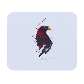 Crimson Fury Eagle Mousepad