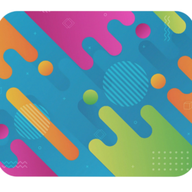 Vibrant Colorful Mouse Pad