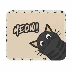 Meow Peek mousepad
