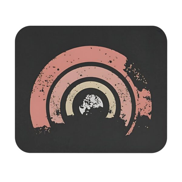 Retro Boho Rainbow Mouse Pad – Stylish & Non-Slip Desk Mat - Image 2