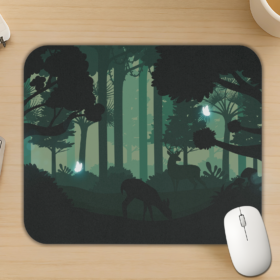 Silent Forest Nights mousepad
