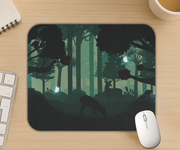 Silent Forest Nights mousepad