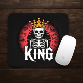 Crowned-Skull-King-Mousepad
