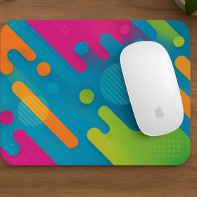 Vibrant Colorful Mouse Pad