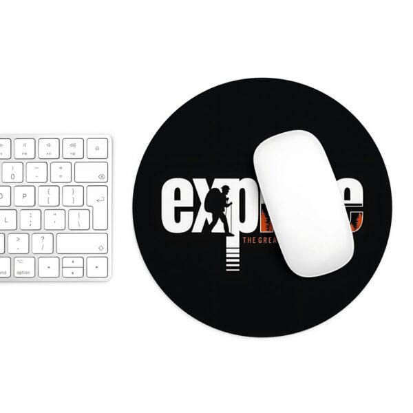 Explore Round Mouse Pad