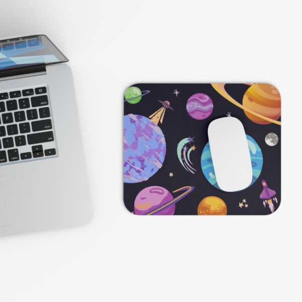 Galaxy Adventure Mousepad – Colorful Design for Space Lover - Image 3