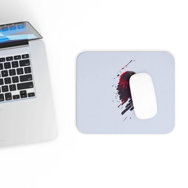 Crimson Fury Eagle Mousepad