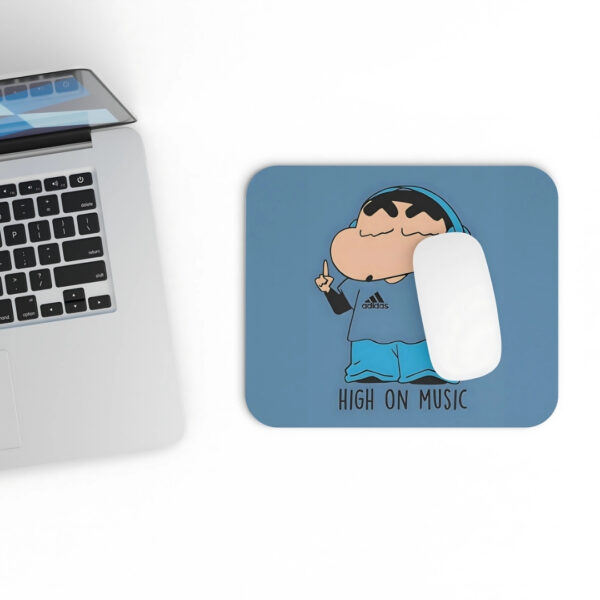 High on Music Shinchan Mousepad – Groove While You Work - Image 3
