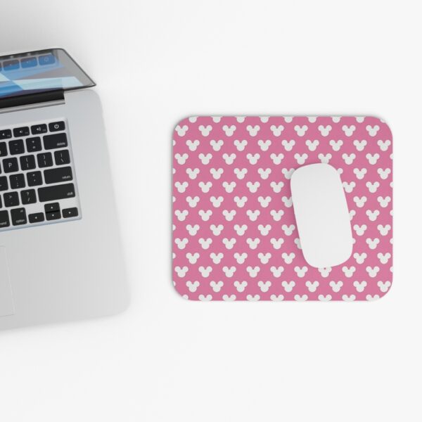 Blush Buddy – Adorable Mouse Icon Mousepad - Image 3