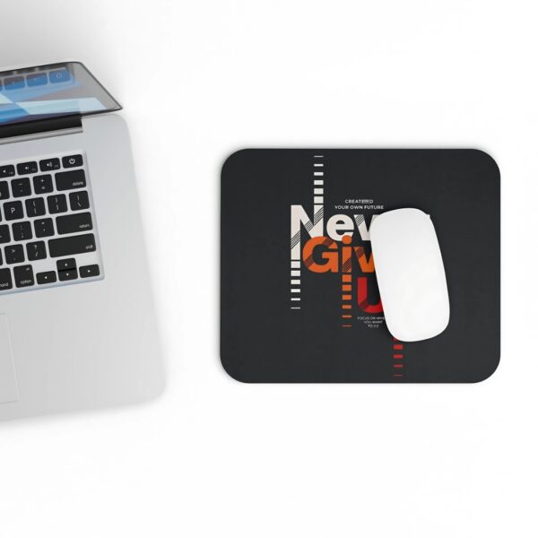 Never Give Up Gear – Premium Motivational Mousepad - Image 3