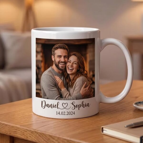 Personalized Photo Mug – Custom Photo & Name Printed Mug